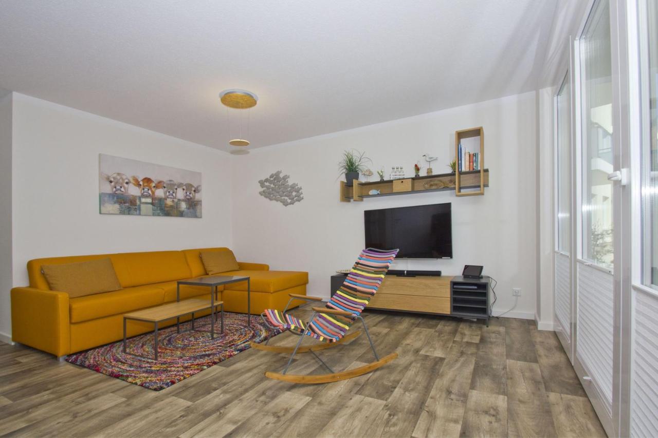Meeresblick Residenzen FeWo 68 deluxe, inklusive Sauna und Schwimmbadnutzung im AHOI Sellin Goehren  Exterior foto