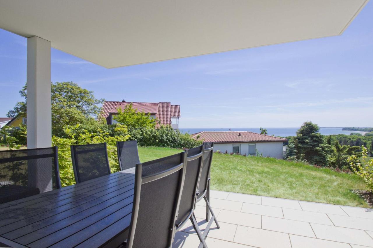 Meeresblick Residenzen FeWo 68 deluxe, inklusive Sauna und Schwimmbadnutzung im AHOI Sellin Goehren  Exterior foto